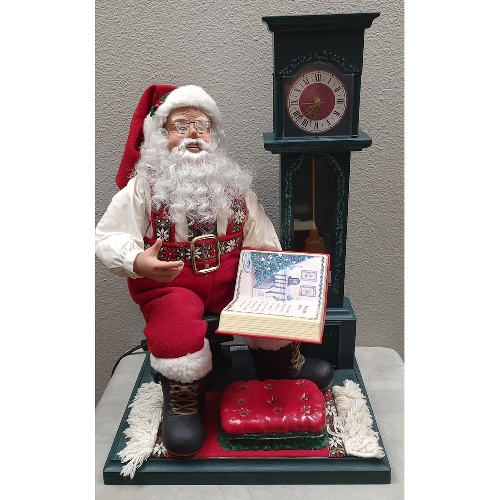 Vintage Santa The Night Before Christmas Cassette Player Holiday Creations 1994